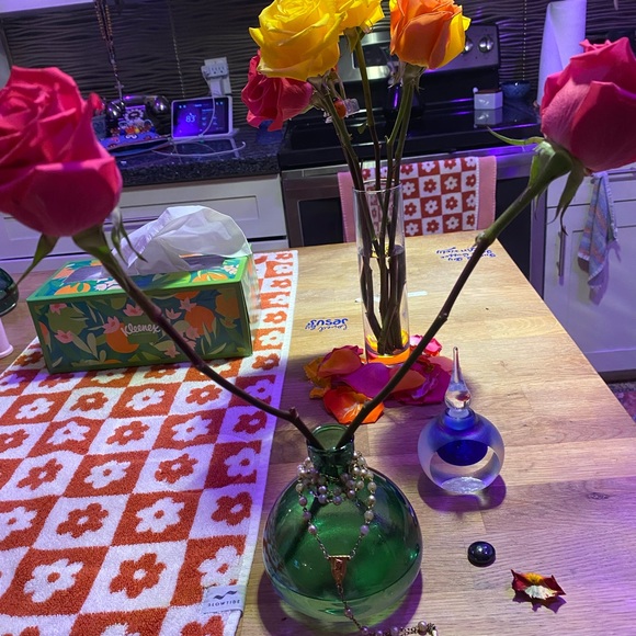 🎲🎸VINTAGE COBALT BLUE PERFUME BOTTLE🎸🎲 - Picture 3 of 10